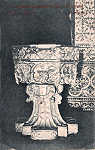 N.� 9 - Portugal Caldas da Rainha Capella da Nossa Senhora do P�pulo (Pia Baptismal) - Editor Dias e Paramos (Editado em 1906) - Dimens�es: 9x14 cm. - Col. Miguel Chaby