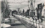 N.� 16 - Portugal Caldas da Rainha Sala de Mesa do Grand Hotel Lisbonense - Editor Dias e Paramos (Editado em 1906) - Dimens�es: 9x14 cm. - Col. Miguel Chaby