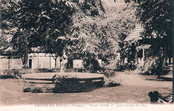 S/N - Portugal-Caldas da Rainha Parque Rainha D.Leonor (Largo das R�s) - Editor Jos� da Silva Dias - Editado em 1926 - Dimens�es: 14x9 cm. - Col. Miguel Chaby