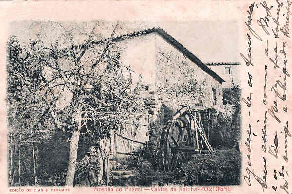 S/N - Portugal Caldas da Rainha Azenha do Avenal - Editor Dias & Paramos (Editado em 1904) - Dimens�es: 14x9 cm. - Col. Miguel Chaby