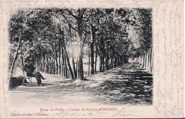 S/N - Portugal-Caldas da Rainha-Ruas na Matta - Editor Dias & Paramos (Editado em 1904) - Dimens�es: 14x9 cm. - Col. Miguel Chaby