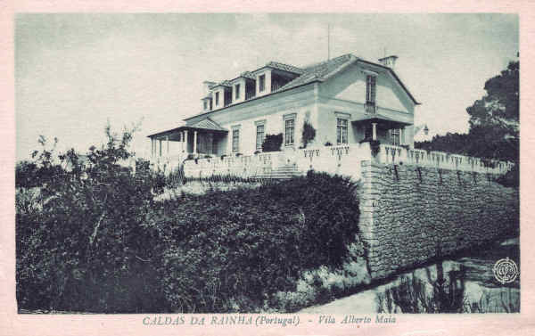 S/N - Portugal-Caldas da Rainha Vila Alberto Maia - Editor Fernando Daniel de Sousa (Editado em 1921) - Dimens�es: 14x9 cm. - Col. Miguel Chaby