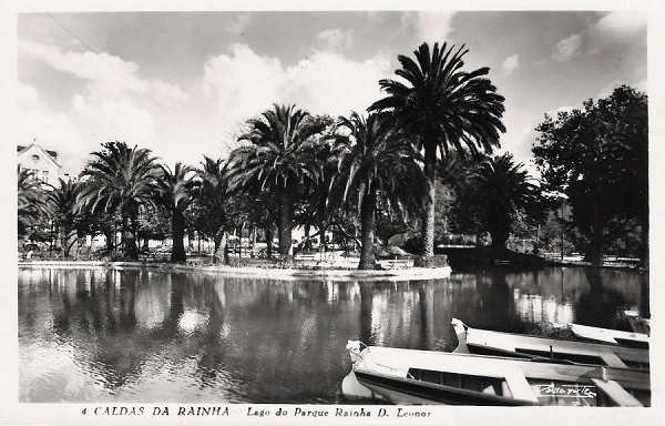 N.� 4 - Portugal Caldas da Rainha Lago do Parque Rainha D. Leonor - Editor Passaporte Loty (Editado em 1951) - Dimens�es: 9x14 cm. - Col. Miguel Chaby