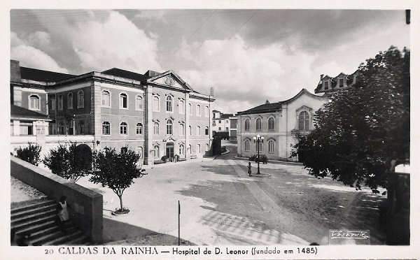 N.� 20 - Portugal Caldas da Rainha Hospital de D. Leonor (Fundado em 1485) - Editor Passaporte Loty (Editado em 1951) - Dimens�es: 9x14 cm. - Col. Miguel Chaby