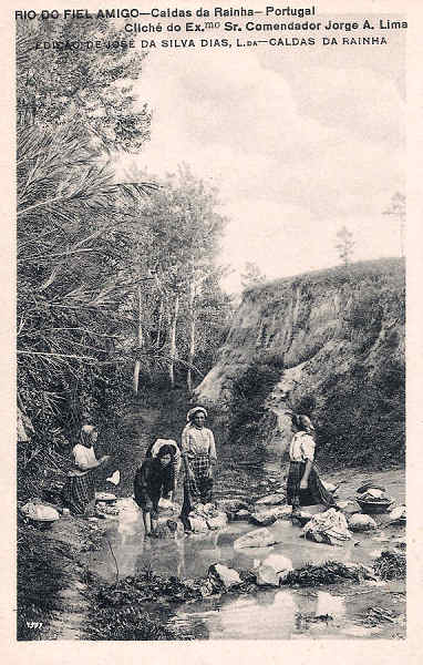 S/N - Portugal_Caldas da Rainha_Rio do Fiel Amigo_Editor Jos� da Silva Dias_Editado 1920_Dim. 9x14 cm. - Col. M. Chaby