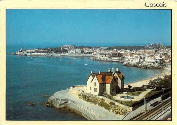 SN - Cascais. Vila de Pescadores. A Ba�a - Editor n�o indicado - SD - Dim. 14,8x10,5 cm - Col. M. Soares Lopes.