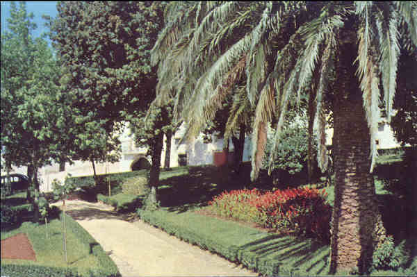 N� 1 - CASTELO DE VIDE. Parque Jo�o Jos� da Luz - Foto de Ant�nio Pereira Bello - Ed. Comiss�o Municipal de Turismo e A Lisbonense de Castelo de Vide - SD - Circulado em 1965 - Dim. 14,8x9,9 cm - Col. A. Monge da Silva