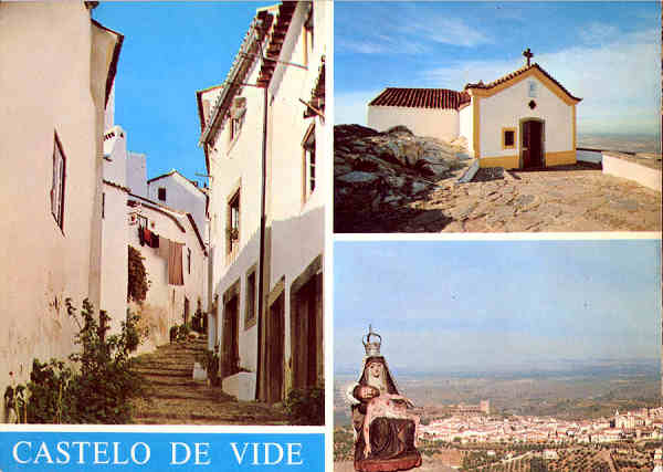 N� 301 - CASTELO DE VIDE. A vila e a sua padroeira - Col. Arte e Turismo (1979) - Dim. 15x10,5cm - Col. A. Monge da Silva