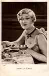N.� 392 - Laura La Plante - Edi��o Cin�magazine, Paris - S/D - Dimens�es: 9,1x14 cm. - Col. Carneiro da Silva (D�cada de 1930 - Filme: ?)