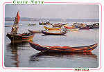 N.� 66 - COSTA NOVA Barcos na Ria da Costa Nova - Ed. �ncora. - Foto Fernando Jos� - Dim 15x10,5 cm. - Col. M�rio Silva.