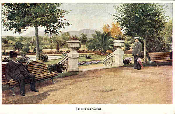 N� 03 - Jardim da Curia - Ed. Sociedade das �guas da Curia - Dim. 14,0x9,0 cm - Col. A. Sim�es (040).