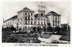 N� 112 - PORTUGAL-CURIA - Campos de Tennis e Palace Hotel - Ed. Alexandre d'Almeida, Porto - Dim. 14,0x9,1 cm - Col. A. Sim�es (324).