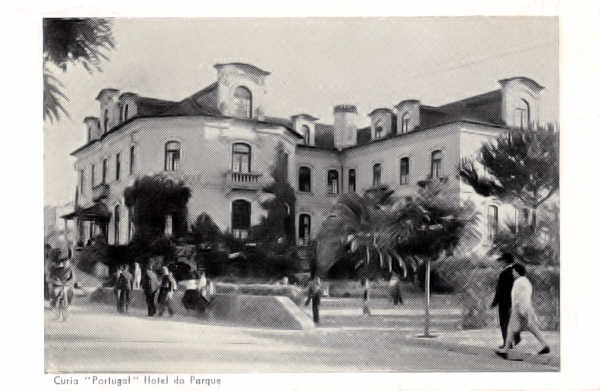 SN - Curia Portugal Hotel do Parque - Ed. Hotel do Parque - Dim. 14,1x9,1 cm - Circ. 7-1950 - Col. A. Sim�es (125).