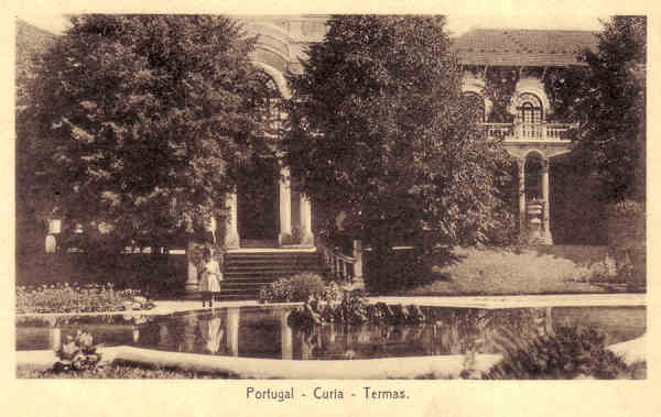 SN - Portugal - Curia - Termas - Ed. do Grande Hotel da Curia - Dim14,4x9,0 cm - Col. A. Sim�es (173).