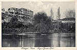 SN - Portugal. Curia. Lago e Grande Hotel - Edic.Bazar Soares - Dim.13,7x9,0 cm - Col. A. Sim�es (150).