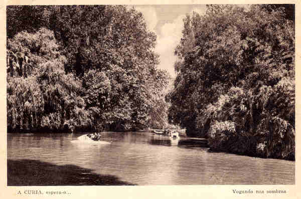 SN - A CURIA, espera - o...Vogando nas sombras - Ed. Casa dos Bordados e Crochets das Ilhas - 13,4x9,7cm - Circ. 9/1950 - Col. A. Sm�es (170).