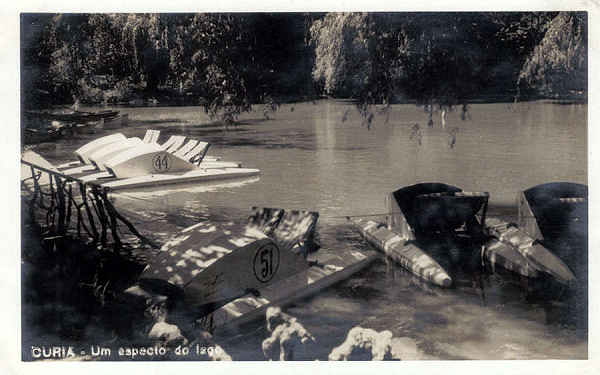 SN - CURIA - Um aspecto do lago - Foto em papel Gevaert - Editor n�o indicado - Dim.13,9x8,8 cm - Col. A. 