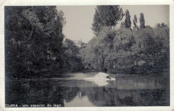 SN - CURIA - Um aspecto do lago - Foto em papel Gevaert - Editor n�o indicado - Dim. 13,8x8,8cm - Circ. 