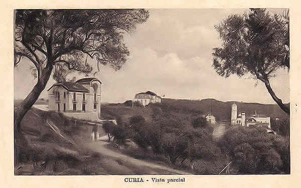 SN - CURIA-Vista parcial - Ed. Alberto Malva, Lisboa (caderneta) - SD - Dim. 14,4x8,9cm - Col. A. Sim�es (302-2).