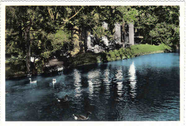 SN - CURIA - Uma vista parcial do lago - Ed. Grande Bazar da Curia EFN - 15,2x10,3 cm. - Col. A. Sim�es 1106.