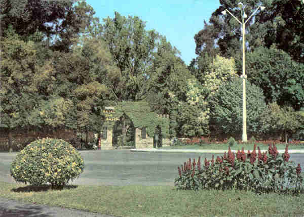 N� 11 - CURIA - Portugal - Entrada do parque - Ed. da Junta de Turismo da Curia - 14,8x10,5 cm. - Circ 8/1968 - Col. A. Sim�es 1006.