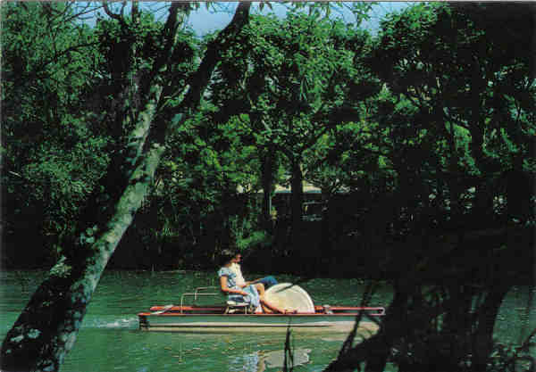 N� 11- CURIA - Portugal - Uma vista do lago - Ed. da Junta de Turismo da Curia - 15,0,x10,4 cm. - Col. A. Sim�es 1036.