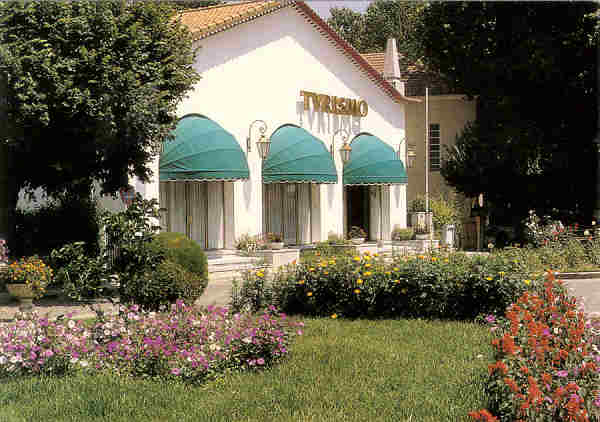 N� 23 - CURIA - Portugal - Turismo. Edif�cio Sede - Ed. Junta de Turismo da Curia - 14,9x10,5 cm. - Col. A. Sim�es 1047.