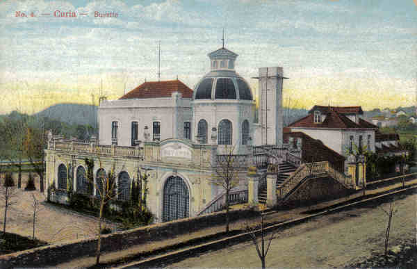 N� 06 - Curia - Buvette - Ed. Bazar Soares - Porto - Dimens. 13,8x8,9 cm - Col. A Simoes (061).