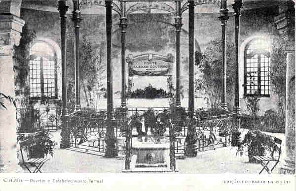 SN - CURIA - Buvette e Estabelecimento Termal - Ed. Bazar da Curia - Dim. 14,1x9,2 cm - Col. A. Sim�es (015).