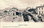 N� 256/10 - Portugal. Espinho. Esta��o - Editor Alberto Ferreira (1910) - Dim 14x9 cm - Col. Michel Chaby