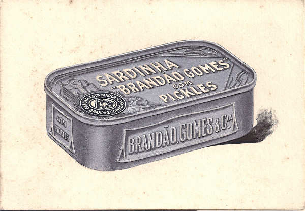 SN - Portugal. Espinho - Postal publicit�rio da F�brica Brand�o Gomes - Dim. 14x9 cm - Col. Michel Chaby