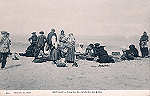 N.� 135 - Portugal. Espinho. Escolha da Sardinha na Praia - Editor Emilio Biel - Dim.  14x9 cm. - Col. M. Chaby
