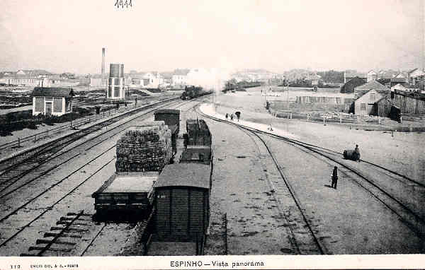 N� 112 - Portugal. Espinho. Vista Panorama - Editor Emilio Biel - Dim. 14x9 cm. - Col. M. Chaby
