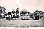 N� 123 - Portugal. Espinho. Largo da Senhora da Ajuda - Editor Emilio Biel - SD - Dim. 14x9 cm. - Col. M. Chaby