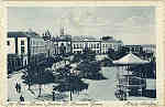 N� 5 - Faro-Pra�a e Jardim D.Francisco Gomes - Edi��o Serafim - SD - Dim. 9x14 cm - Col. Jaime da Silva (Circulado em 1918)