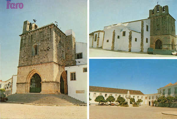 N� 867 - FARO. Vistas - Edi��o Francisco MAS, Lda, Amadora - Cerca de 1980) - Dim. 15x10,5 cm. - Col. A. Monge da Silva.