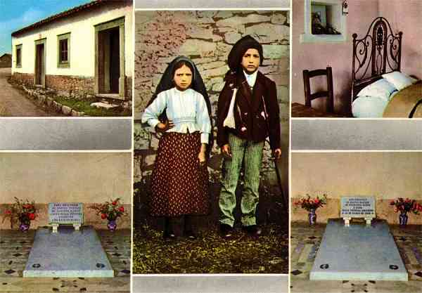 N.� 76 -  F�TIMA Recorda��o de Francisco e Jacinta - Edi��o ? - S/D - Dimens�es: 14,7x10,2 cm. - Col. Manuel B�ia.