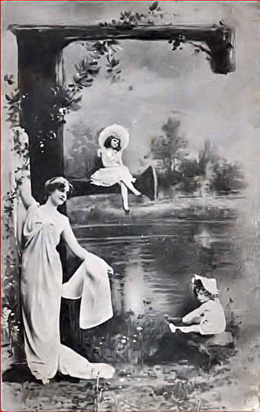 SN - Edi��o an�nima - Desenho P Mar� Gr - Dim. 12,9x8,1 cm - Col. Am�lcar Monge da Silva (cerca de 1900)