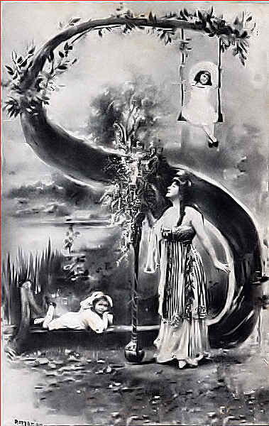 SN - Edi��o an�nima - Desenho P Mar� Gr - Dim. 12,9x8,1 cm - Col. Am�lcar Monge da Silva (cerca de 1900)