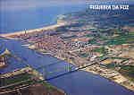 N� 1127A - FIGUEIRA DA FOZ, Vista a�rea - Editor Centro de Caridade Nossa Snra do Perp�tuo Socorro, Porto - 1990 - Dim. 15,1x10,5 cm - Col. A. Monge da Silva
