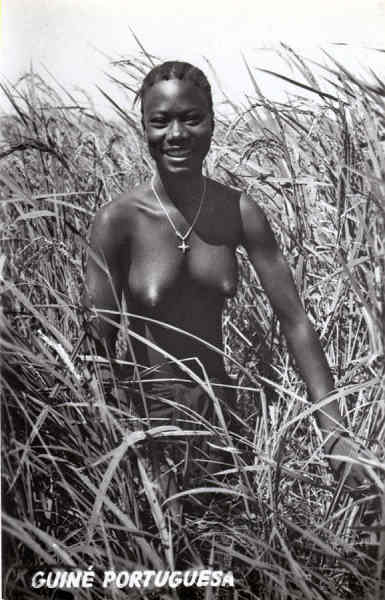 n.� 2 - A Bajuda Balanta no Arrozal MANS�A - Ed. CASA MENDES - BISSAU - Dim. 14x9cm - Col. Joaquim Jos� Martins  Mendes (1973).