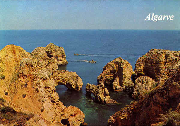 N.� 1029 - Ponta da Piedade - Lagos - Foto-Vista Ld�, 8400 Lagoa - Algarve - S/D - Dimens�es: 14,6x10,2 cm - Col. Gaspar Albino.