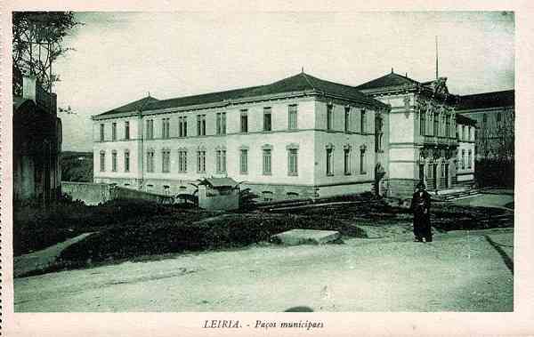 S/N - LEIRIA-Portugal Pa�os Municipaes - Sem indica��o do editor - Dimens�es: 14x9 cm. - Col. R. Gaspar.