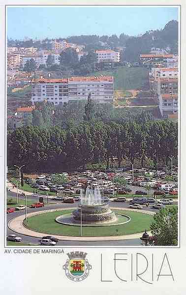 N.� ? - LEIRIA-Portugal Av. Cidade de Maringa - Edi��o da Regi�o de Turismo de Leiria, Rota do Sol - S/D - Dimens�es: 10x15 cm. - Col. R. Gaspar.