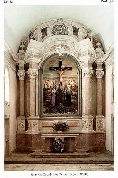S/N - LEIRIA-Portugal Igreja de S. Francisco. Altar da Capela dos Terceiros, s�c. XVIII - Editor: Fotografia Ant�nio Sequeira, Imagens gratuitamente cedidas pela RTL, F - S/D - Dimens�es: 16x11 cm. - Col. R. Gaspar.