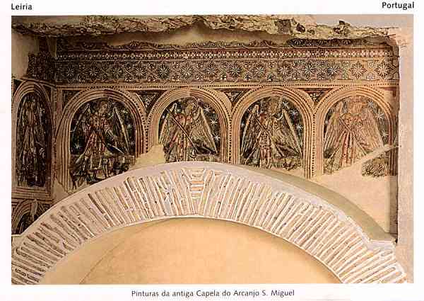 S/N - LEIRIA-Portugal Igreja de S. Francisco. Pinturas da Antiga Capela do Arcanjo S. Miguel - Editor: Fotografia Ant�nio Sequeira, Imagens gratuitamente cedidas pela RTL, F - S/D - Dimens�es: ??x?? cm. - Col. R. Gaspar.