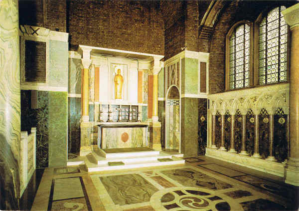 L6/SP.1659 - Westminster Cathedral  St. Patrick's Chapel Mosaics by Boris Anrep - Ed. DRG Printed in Great Britain by J. ARTHUR DIXON - SD - Dim. 14,9x10,6 cm - Col. Manuel B�ia (1986)