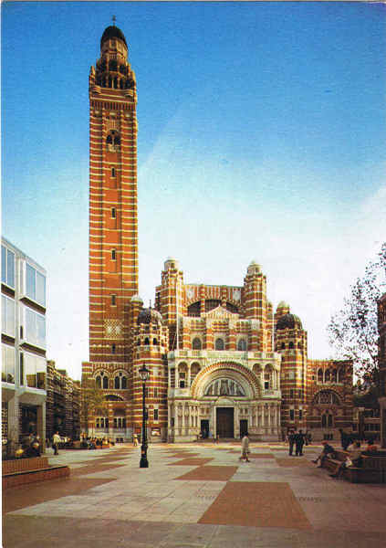 L6/SP.4639 - London. Westminster Cathedral - Ed. DRG Printed in Great Britain by J. ARTHUR DIXON - SD - Dim. 10,5x14,9 cm - Col. Manuel B�ia (1986)