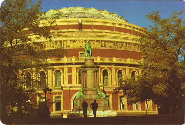 L27 - LONDON. The Royal Albert Hall, Kensington - Ed. Nutshell Cards Ltd 01-8714202 Printed in England Photography by Dick Scoones - SD - Dim. 15x10,2 cm - Col. Manuel B�ia (1986)