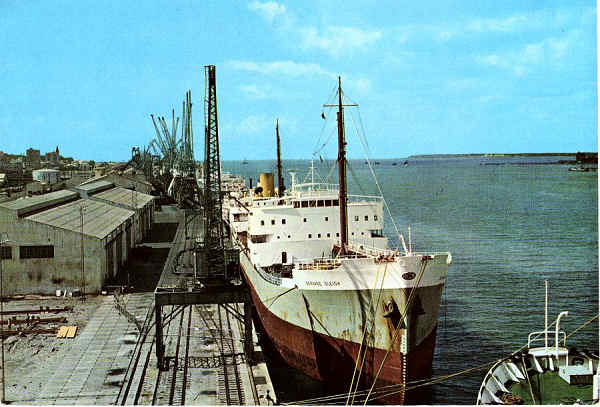 N.� 19 - Louren�o Marques (Cais Gorj�o) - Edi��o Progresso - Dimens�es: 15x10,3 cm. - Col. M�rio F.Silva 1968